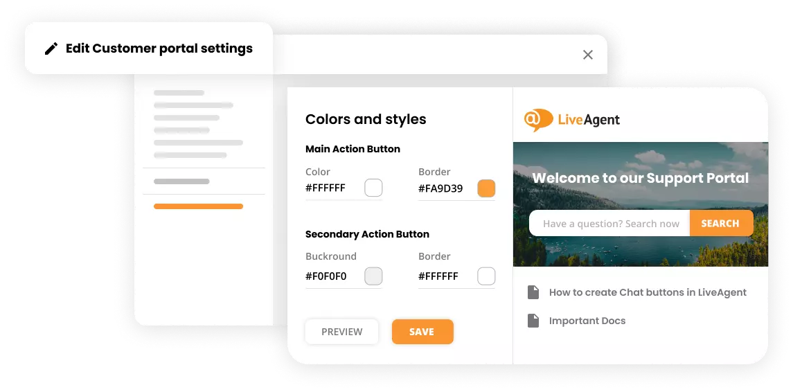 Tehokas asiakaspalveluportaali, jonka olet luonut