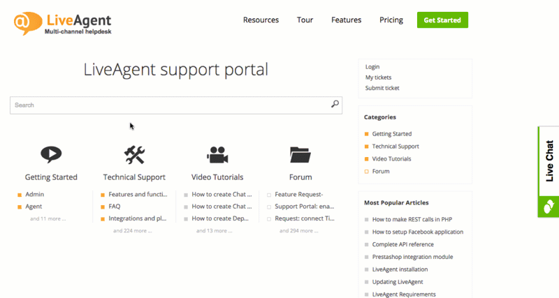 asiakaspalvelun hallinta - Itsepalvelu LiveAgentin avulla