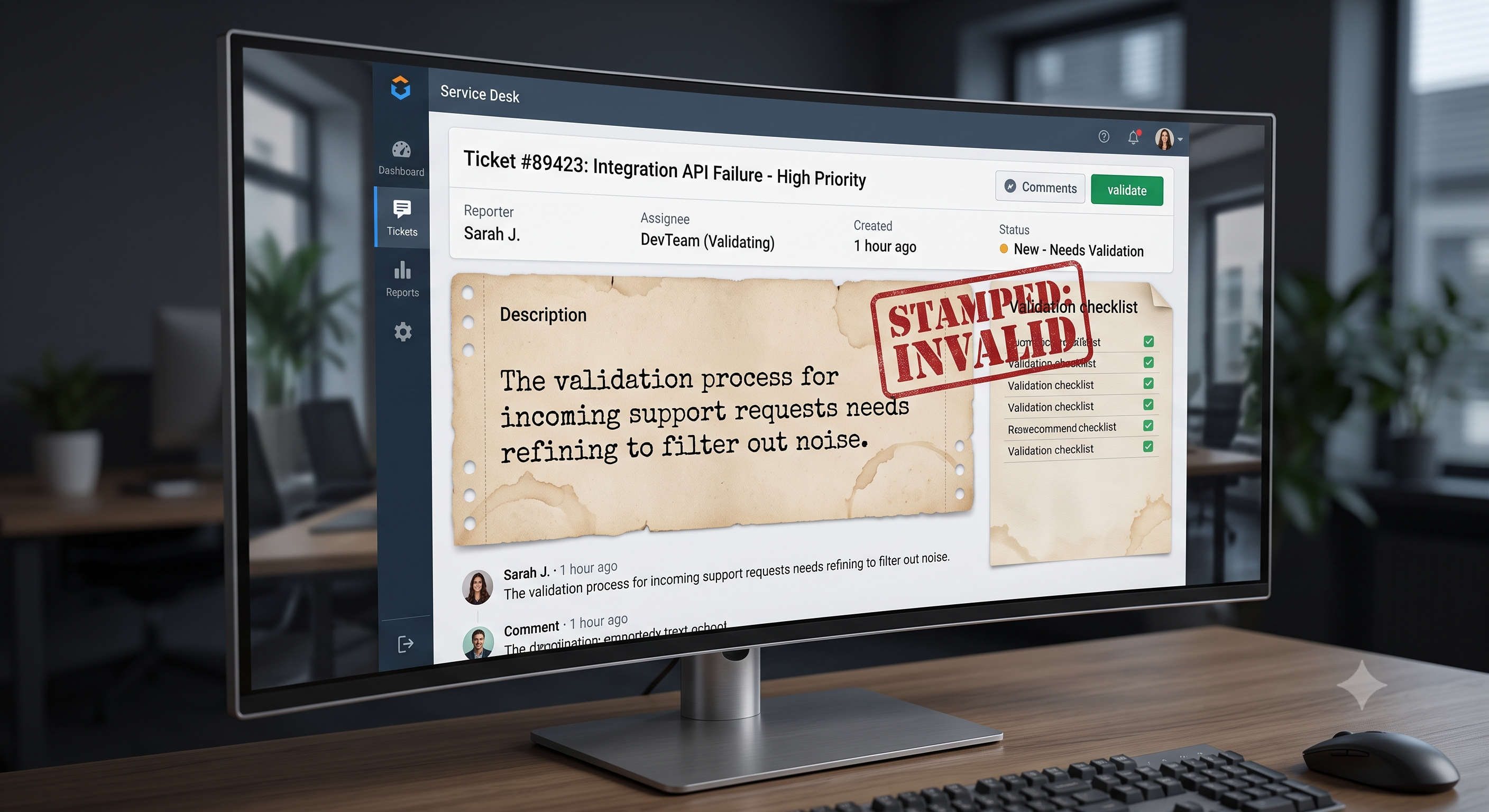 Mikä on lipun validointi ja miksi se estää tiimiäsi tuhlaamasta aikaa virheellisiin pyyntöihin?