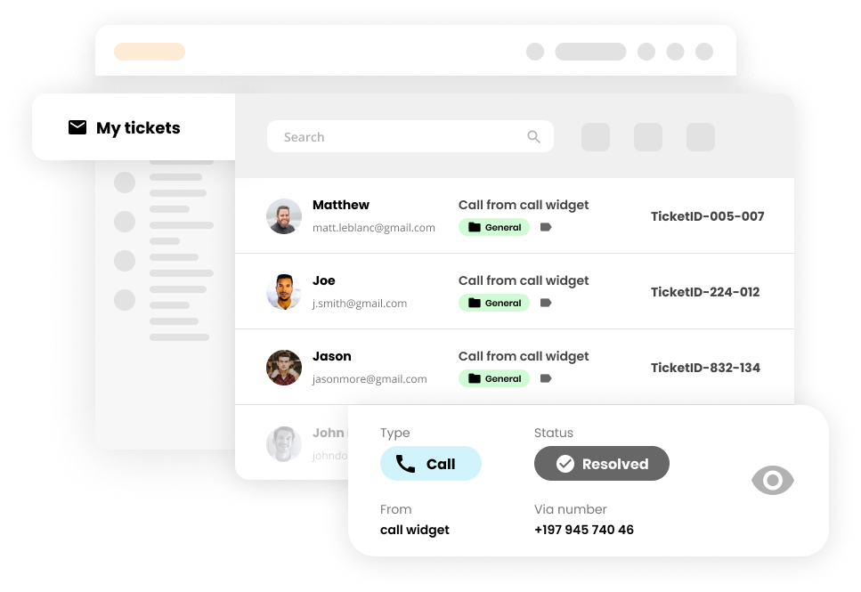 Ticketing feature in Help desk software - LiveAgent