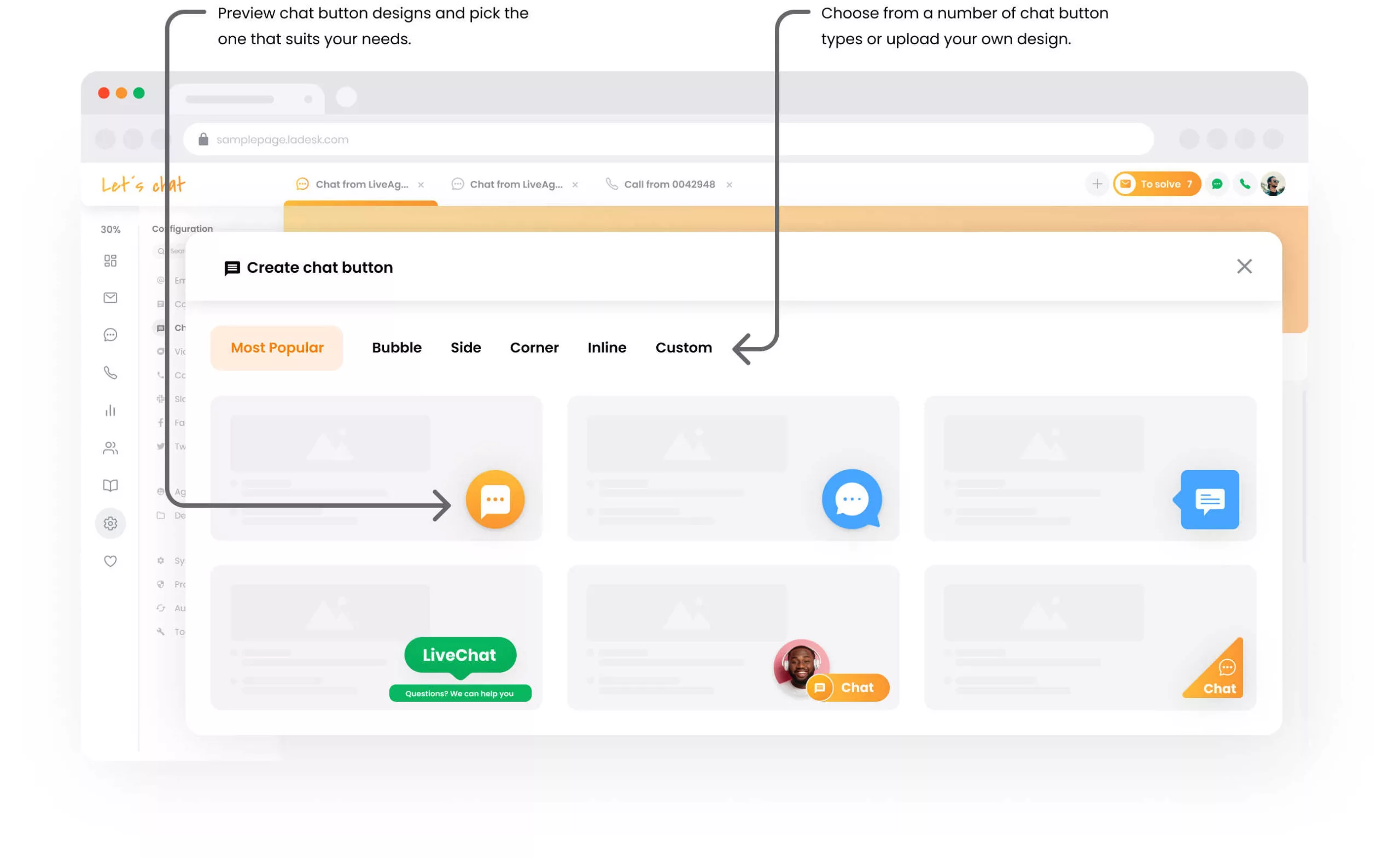 Reaaliaikainen kirjoitusnäkymä LiveAgentissa