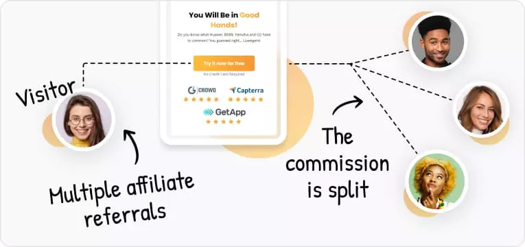 Useat kumppanit viittaavat myyntiin