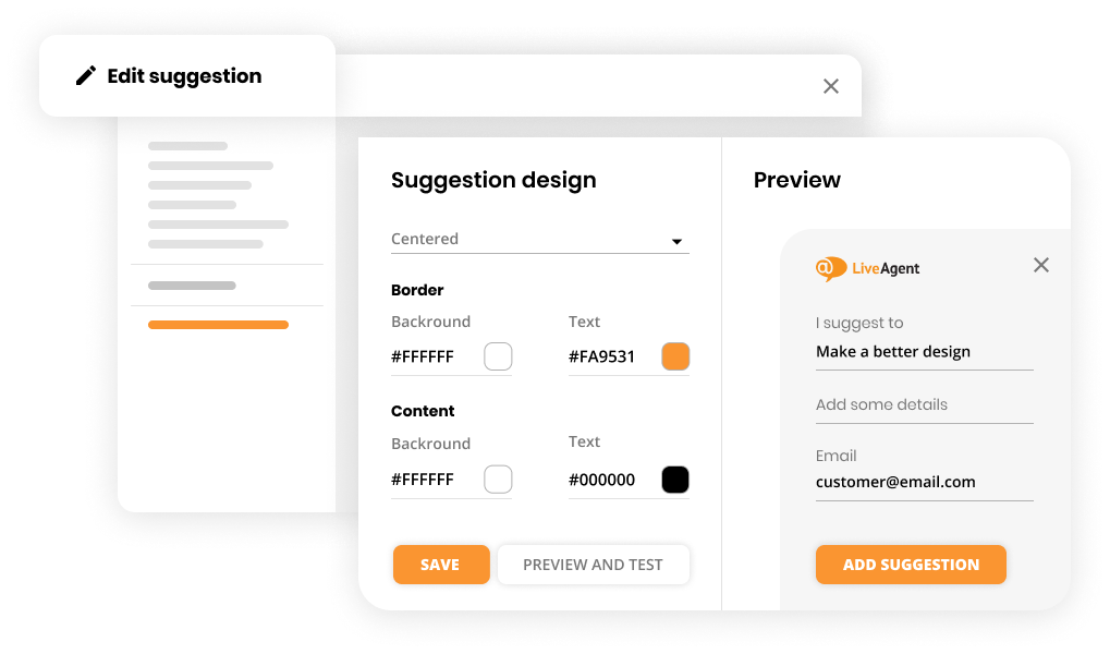 Palautteen ja ehdotusten ominaisuus helpdesk-ohjelmistossa