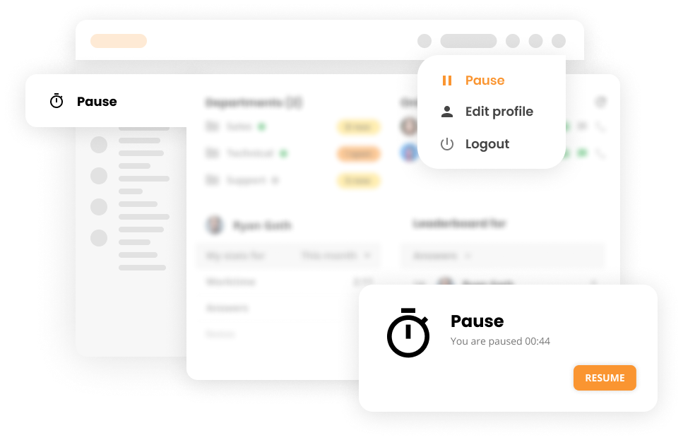 Pause feature in Customer success software