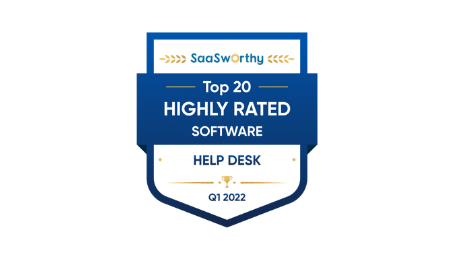 Erittäin arvostetuimmat help desk ohjelmistot Q1 2022