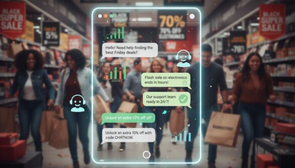 Kuinka live chat parantaa verkkokaupan muuntokertoimia Black Fridaylla