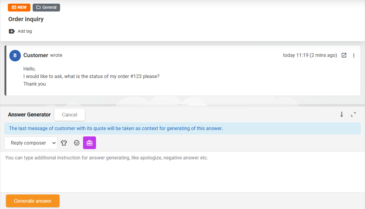 AI Draft Composer yleiskatsaus