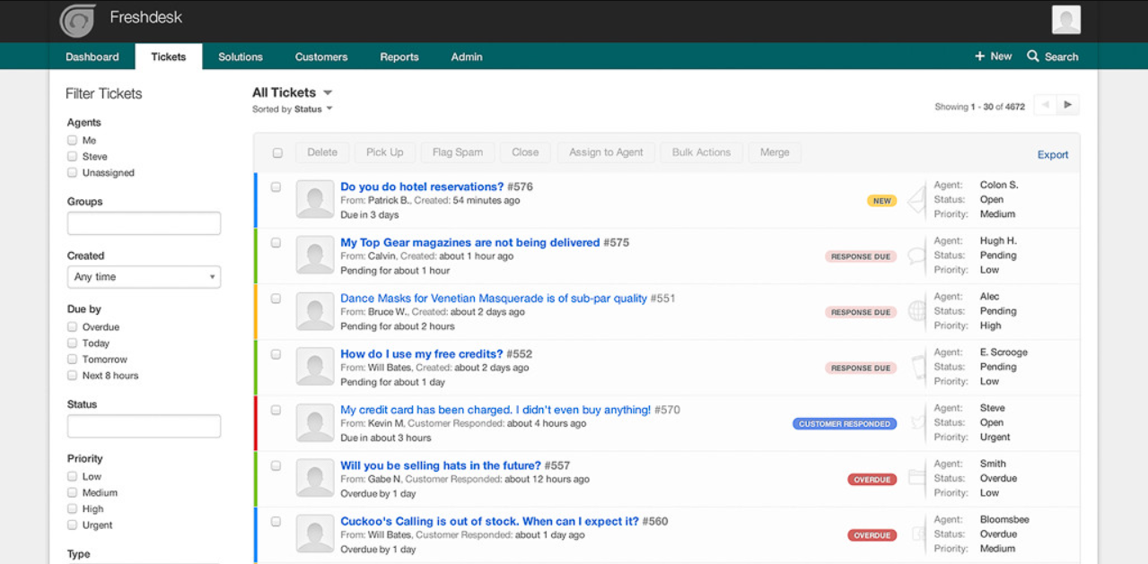 Freshdesk tikettiaktiviteetti