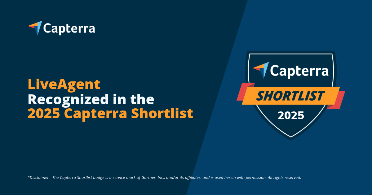 Capterra shortlist 2025 badge