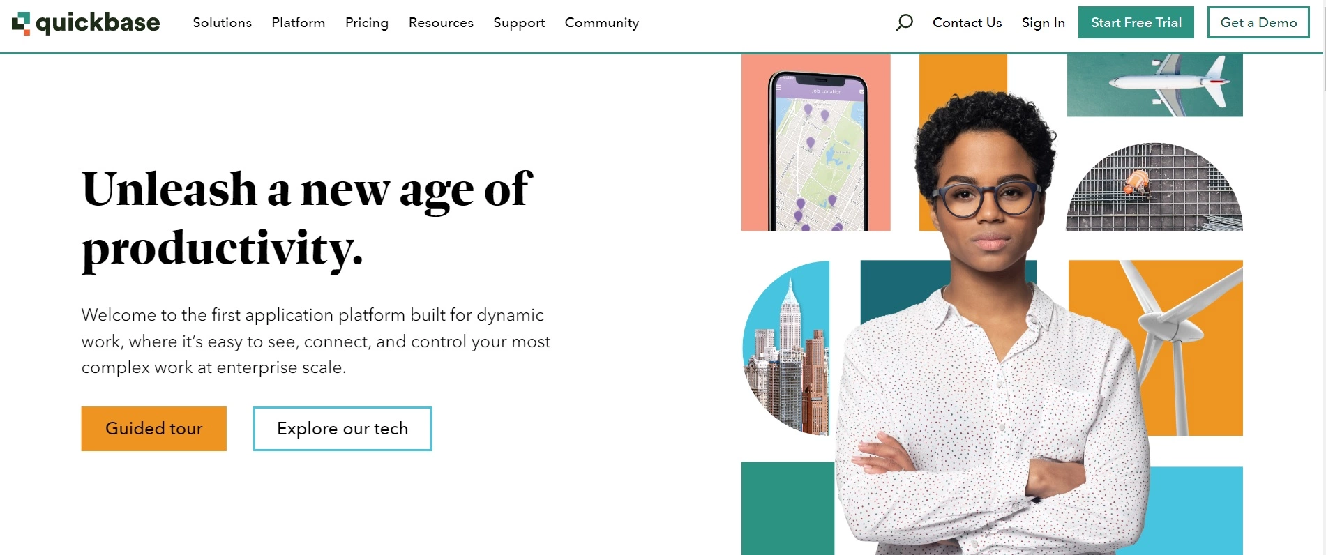 Quickbasen kotisivu - yhdistä ja hallitse monimutkaisia projektejasi ilman koodauskokemusta