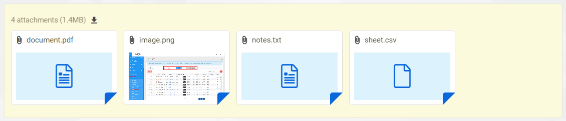 LiveAgentin lipukkeiden liitteiden uudistettu design