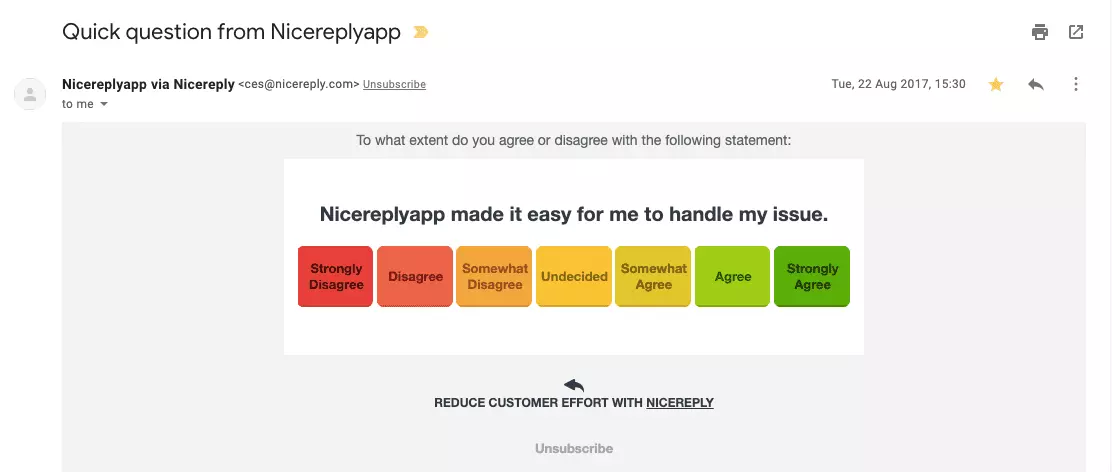 Customer Effort Score -asteikko 1-7