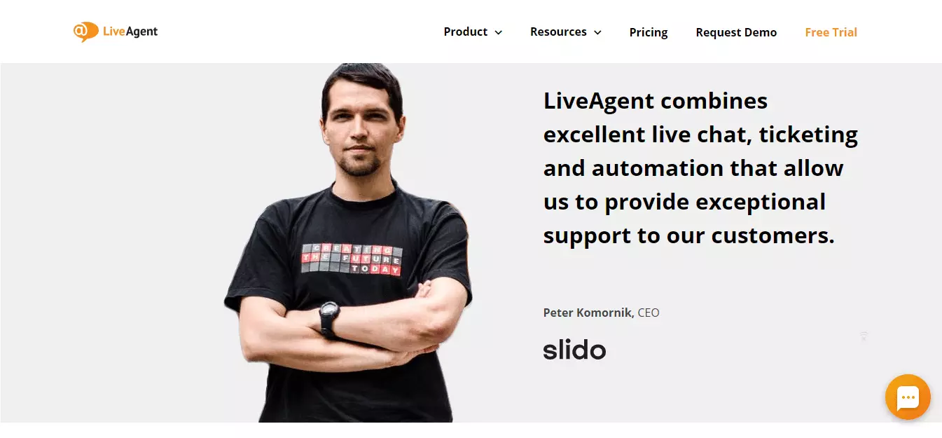 LiveAgent Slido -todistus