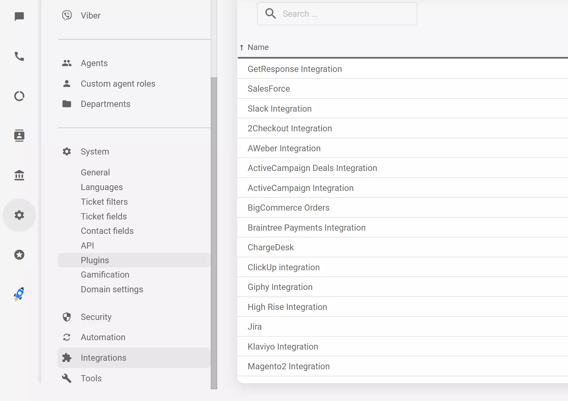 Integrointiasetuksien parantaminen