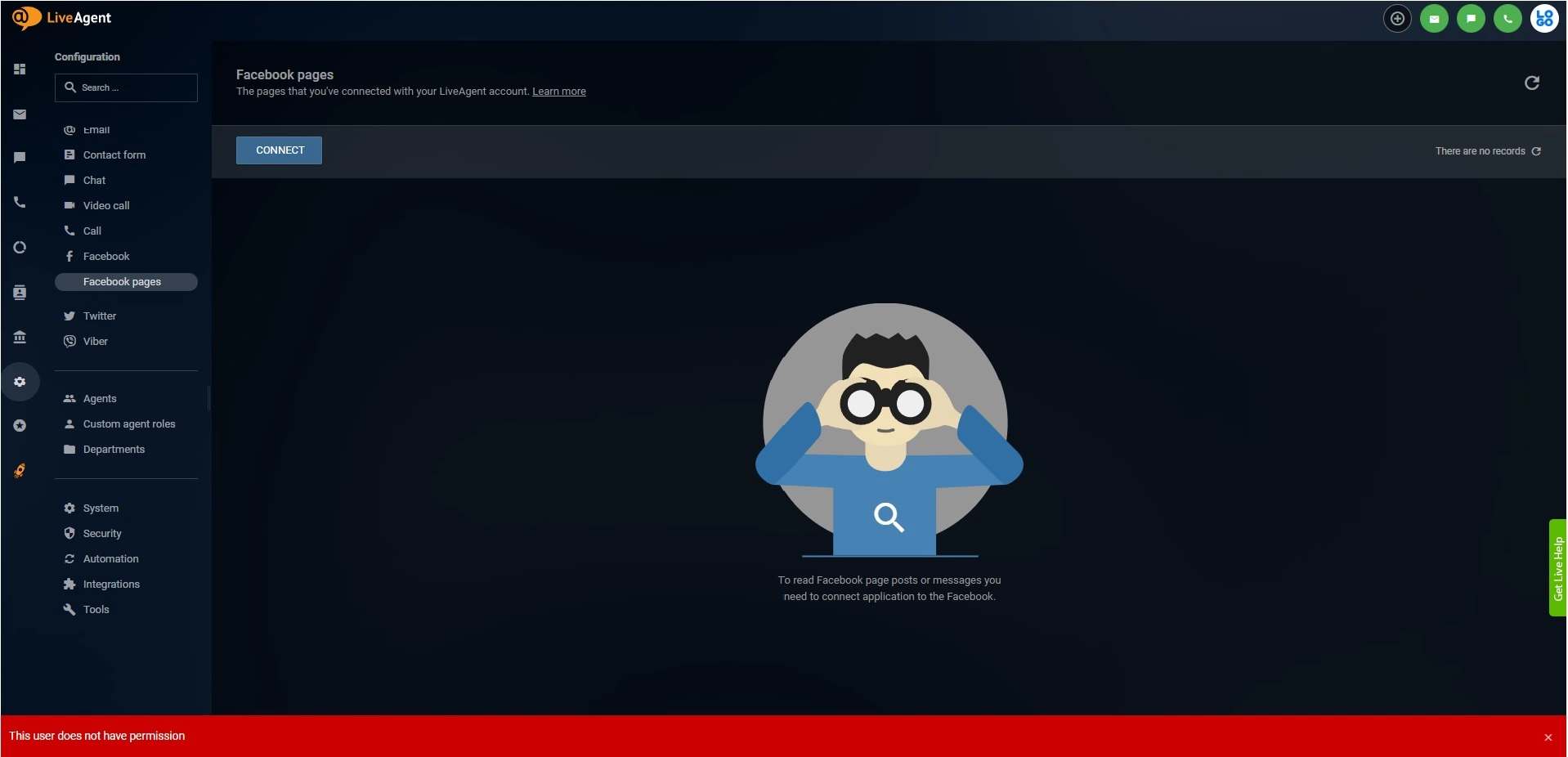 LiveAgent - Korjattu Facebook-integraation ongelma
