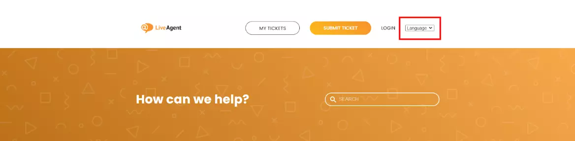 LiveAgent - Tietokanta-kieliasetukset