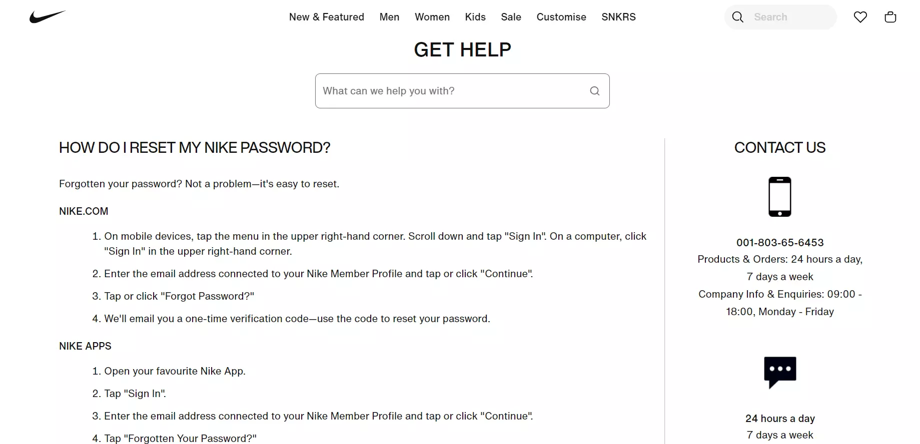 Niken kätevät yhteystiedot