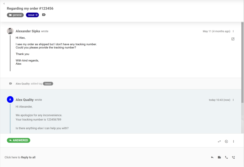 Keskustelun parantaminen LiveAgent-lipuissa
