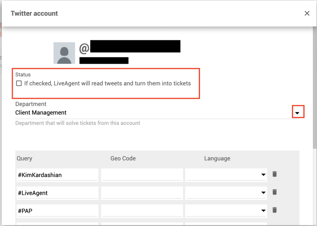 Twitter seuraa mainintoja