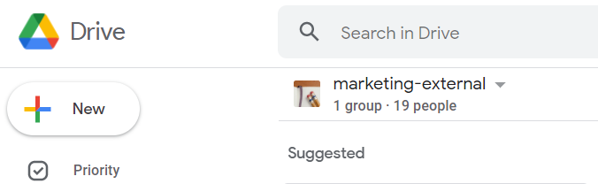 Google Drive -esimerkki