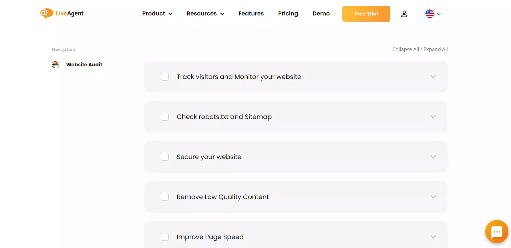 Tarkistuslistan esimerkki