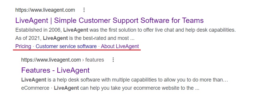 Ankkurilinkkien esimerkki