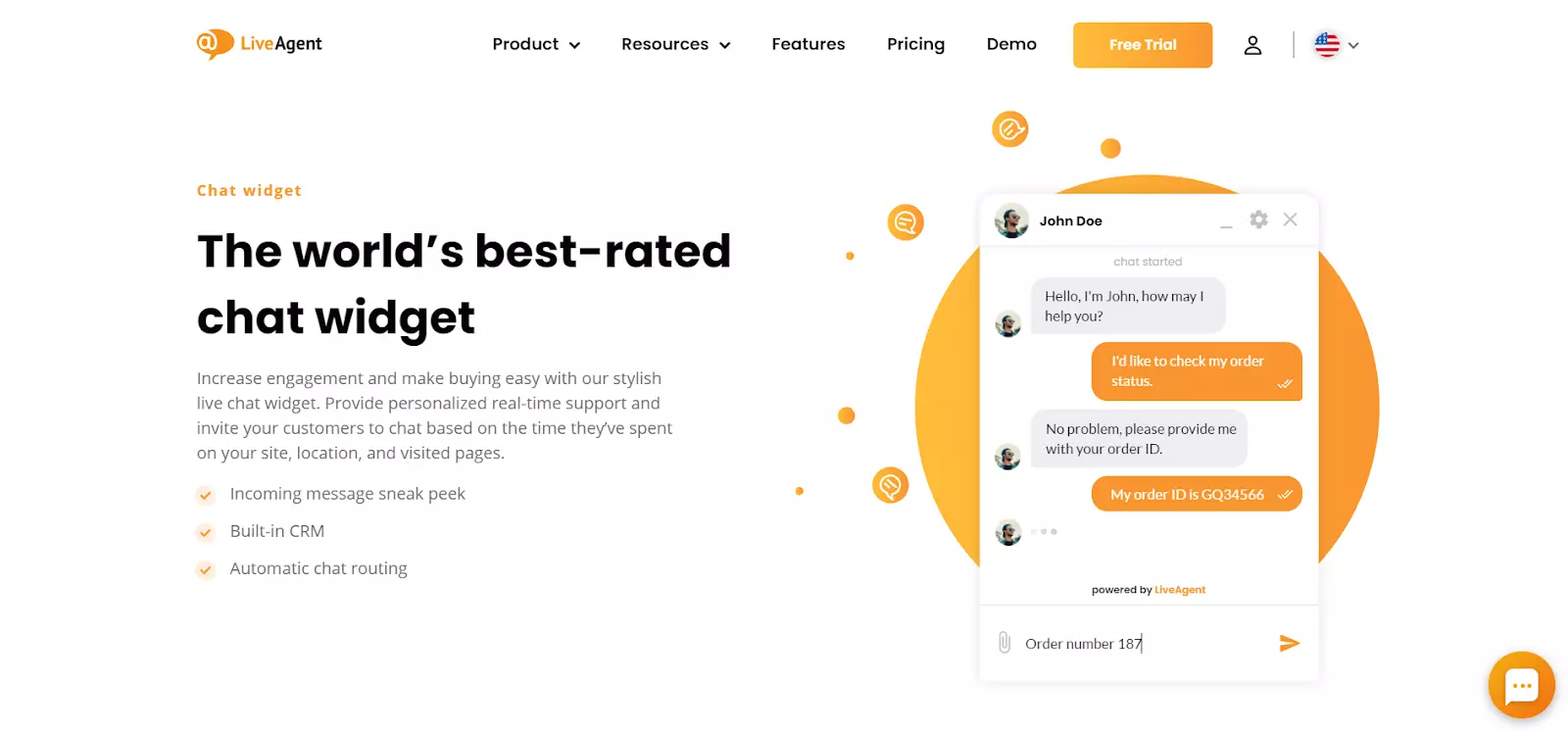 LiveAgent parhaiten arvioitu chat