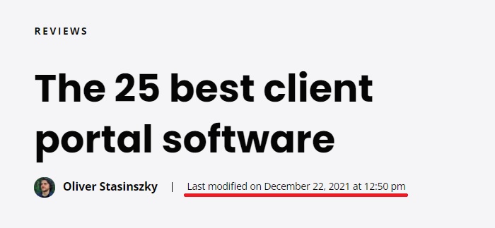 Ota viimeksi päivitetty päivämäärä käyttöön