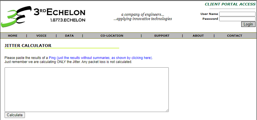 Esimerkki Jitter-laskimesta
