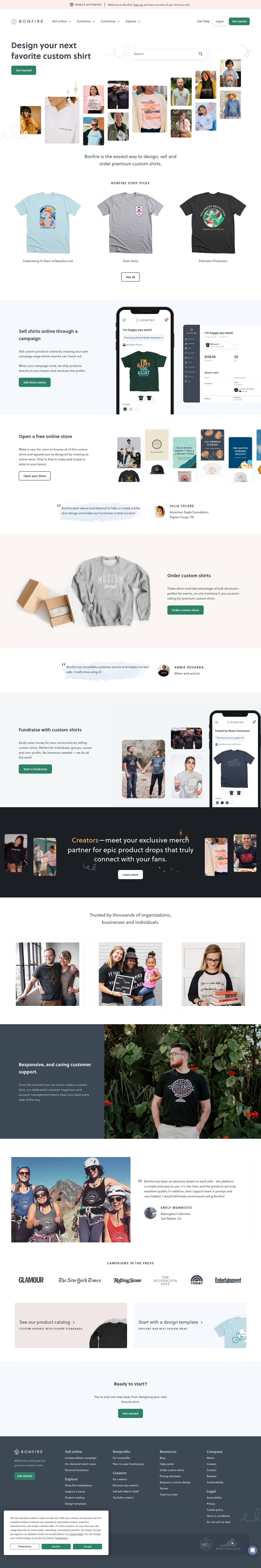 Bonfire-asiakaspalvelun yhteystiedot