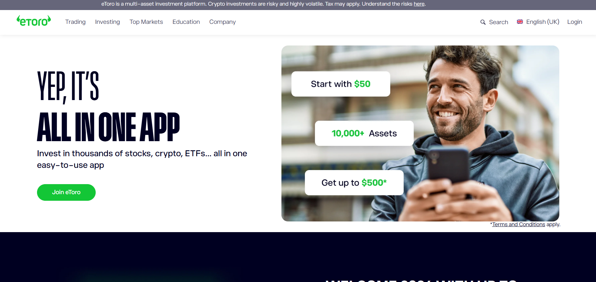 eToro Asiakastukiyhteystiedot