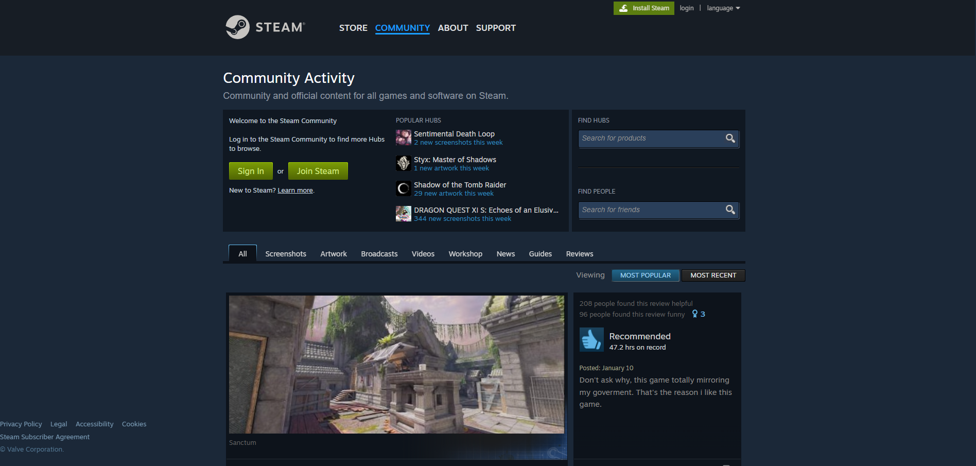 Steam-yhteisön asiakastukiyhteystiedot