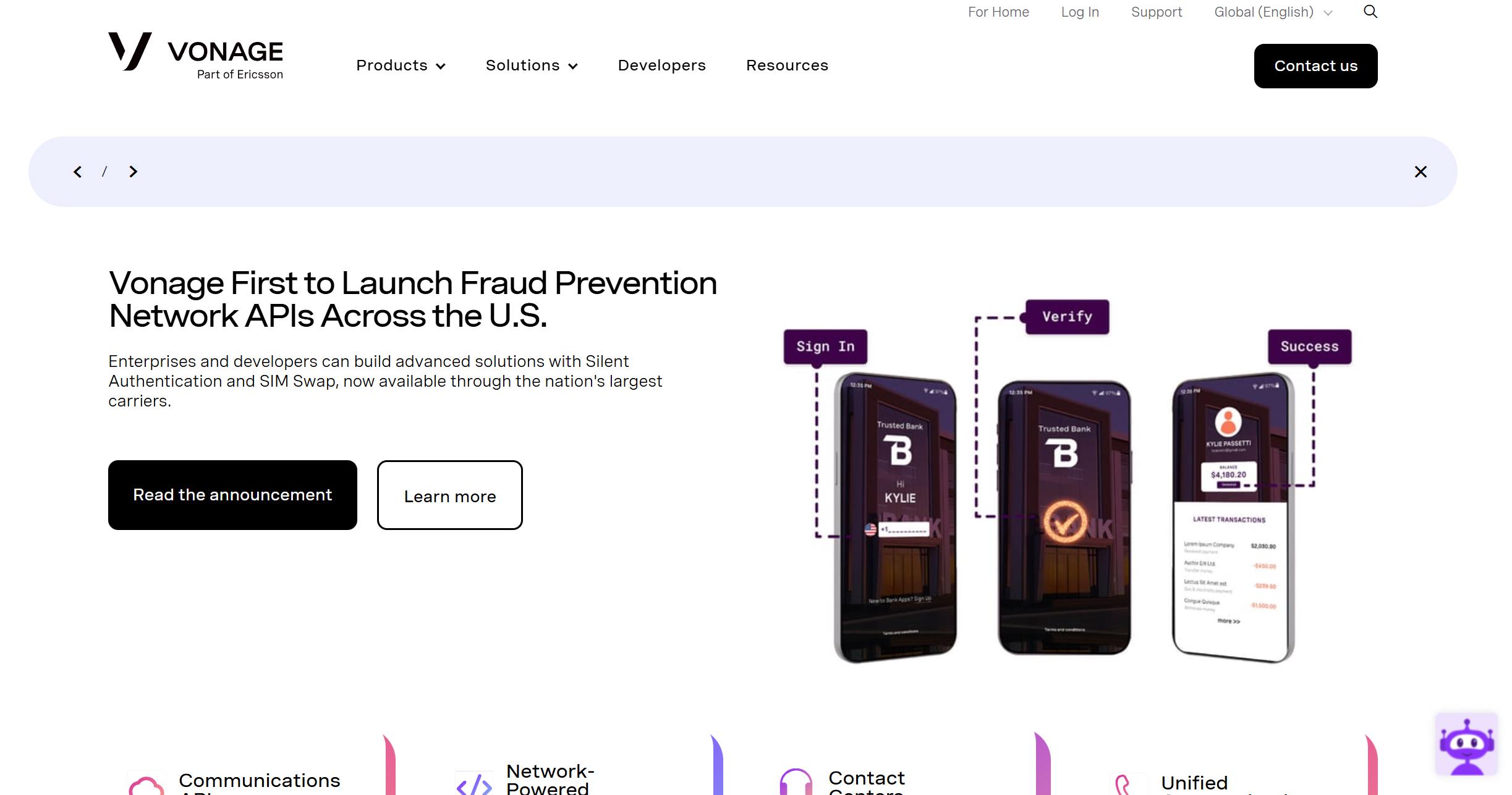 Vonagen tukipalvelun yhteystiedot