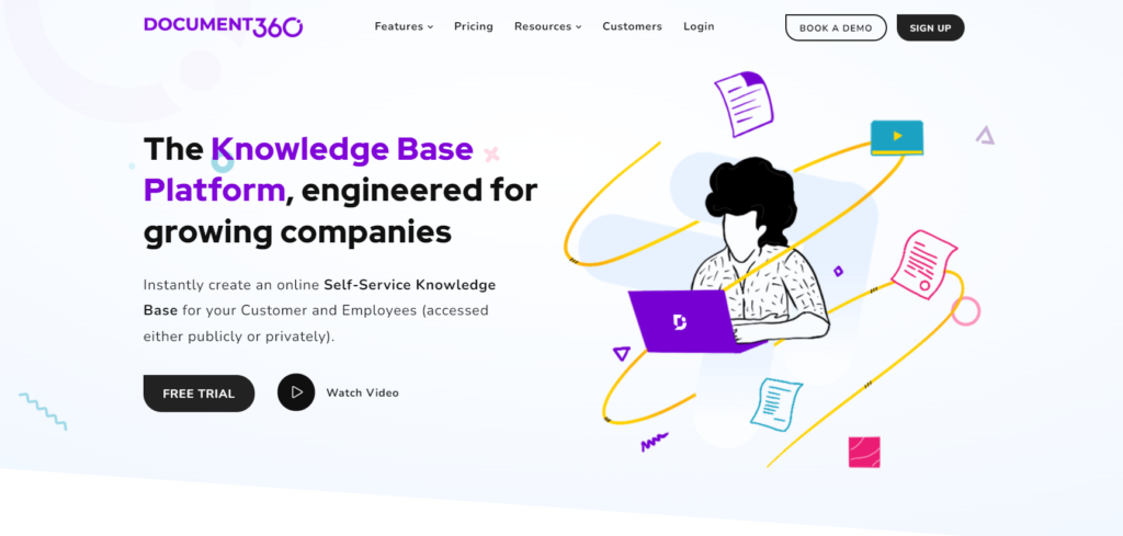 Document360 -kotisivu