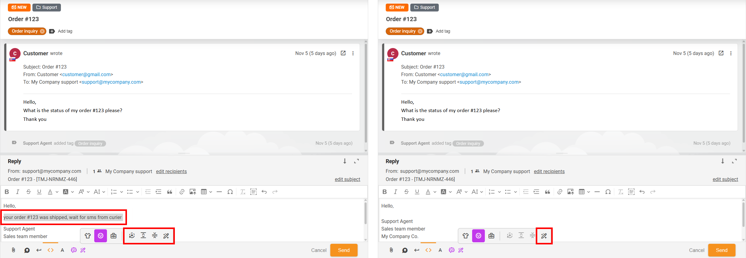Tapoja käyttää AI Answer Improveria