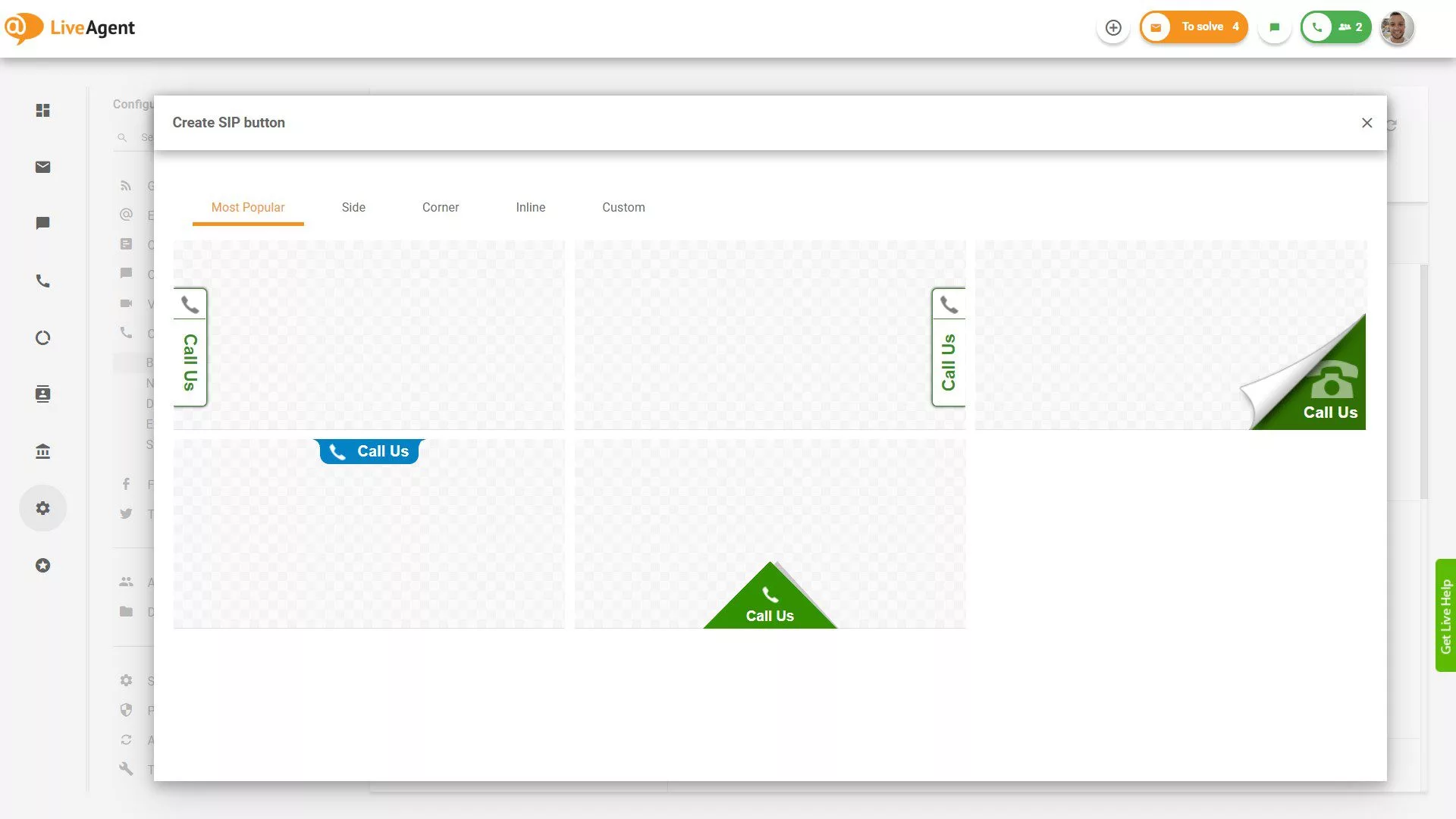 Puhelinnappulavalikoima