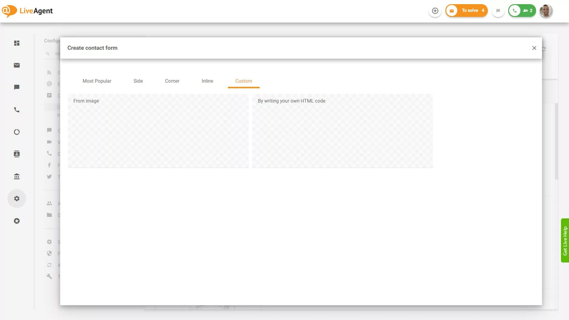 Mukautettu yhteydenottolomake