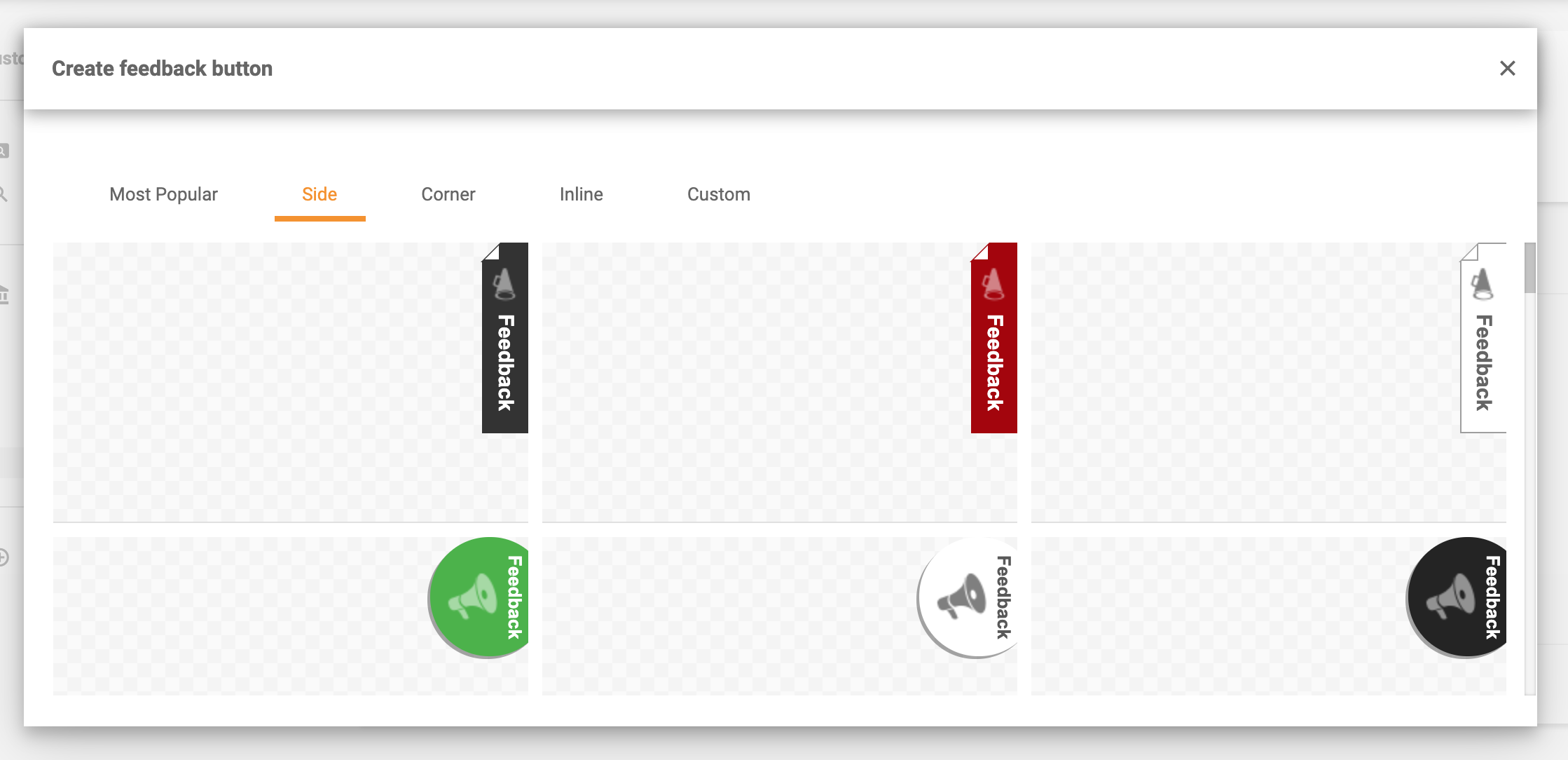 Sivupalautepainikeet