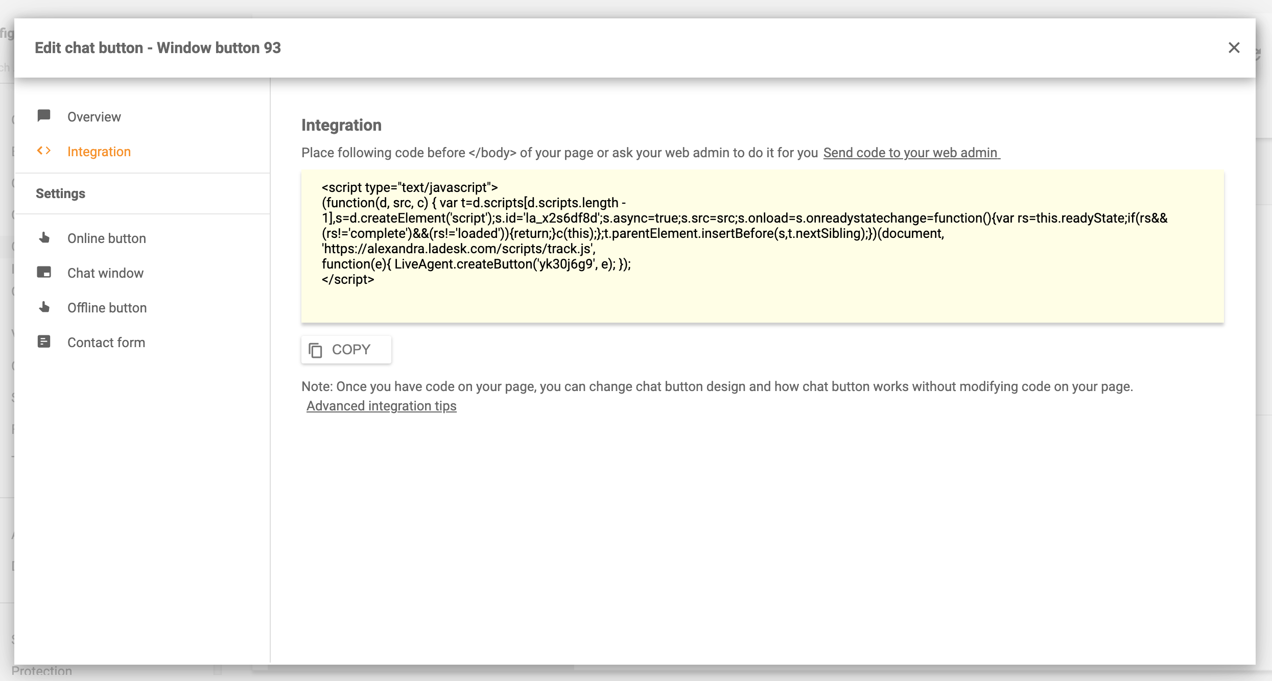 Reaaliaikainen chat verkkosivustoillesi helppo integraatio