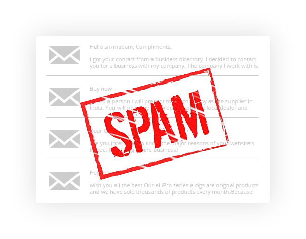 SPAM-suodattimet LiveAgent-ominaisuus