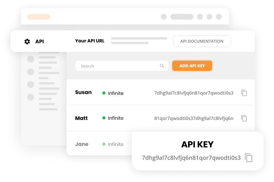 LiveAgent API osastoraporteille