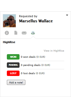 Highrise LiveAgent -integraatio