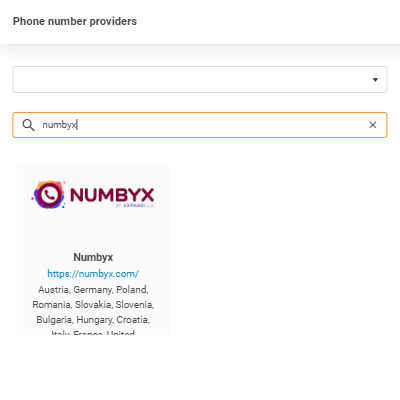 Numbyx provider