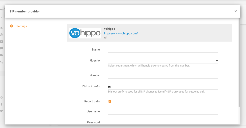Vohippo-integraatio LiveAgent