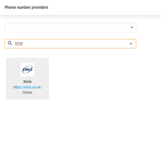 Xinix-palveluntarjoaja