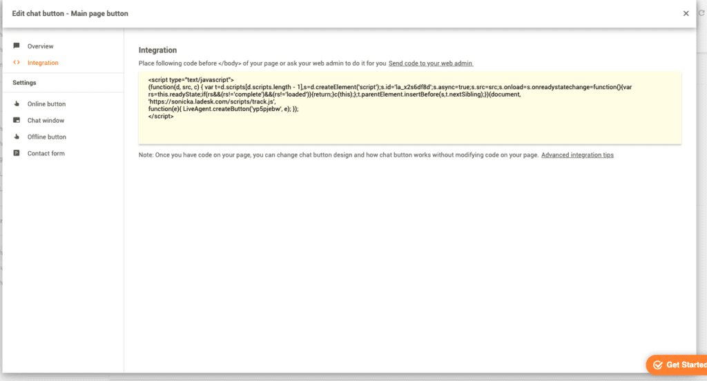 Luo ja mukauta uusi chat-painike LiveAgentissa