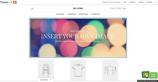 Volusion LiveAgent livechat integration