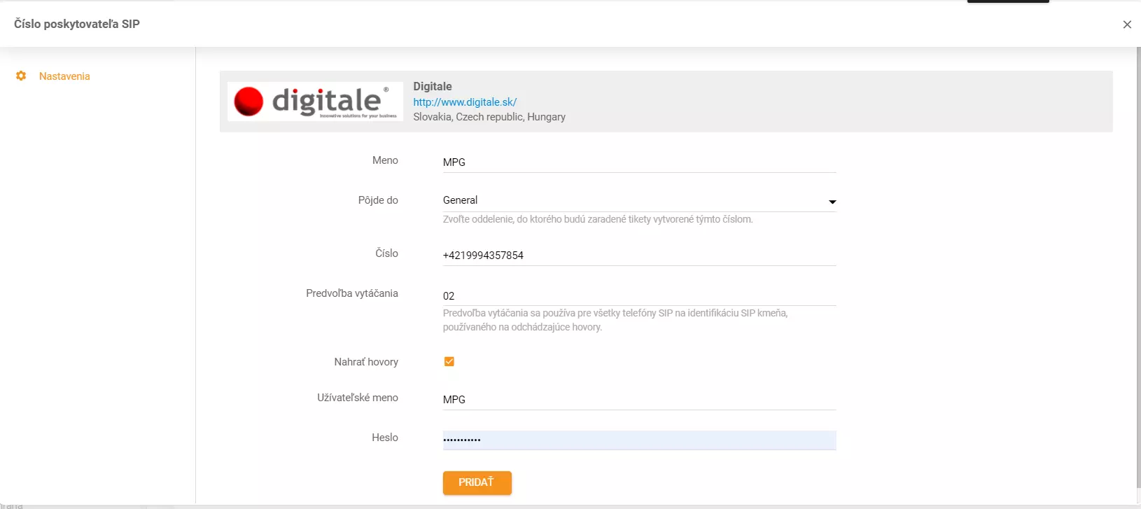 Digitale-tunnistetietojen asennus