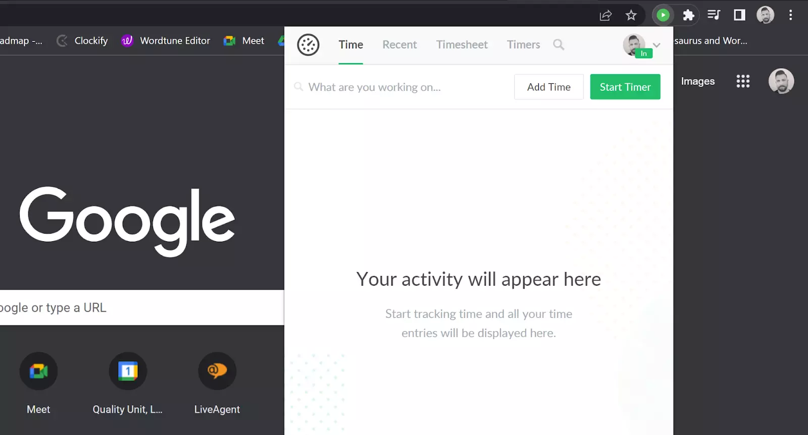 Everhour-ajanseuranta laajennus