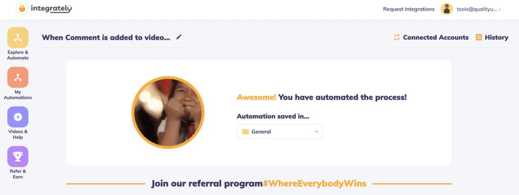 Viimeistely LiveAgentin ja Youtuben integrointiin